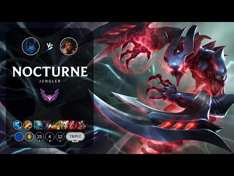Nocturne Jungle vs Jarvan IV - EUW Master Patch 13.10