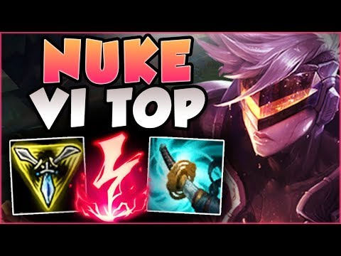 WTF! FULL AD VI COMBO + STORMRAZOR CRIT = 100% ONE SHOT! VI SEASON 8 TOP GAMEPLAY! League of Legends