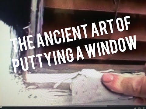 How to Putty Glass Window with Glazing Tool, Dap 33 Easy Simple