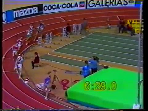 3000m Final Women - European Indoor Athletics Championships, Madrid 1986