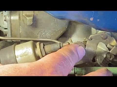 1973 Ford Mustang (302 and 351 engine): Carburetor Throttle Position Solenoid - Location & Wiring.