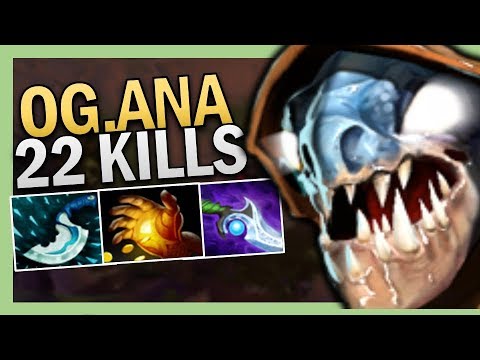 Dota 2 Safelane Slark with 22 Kills by OG.Ana TI9 Meta