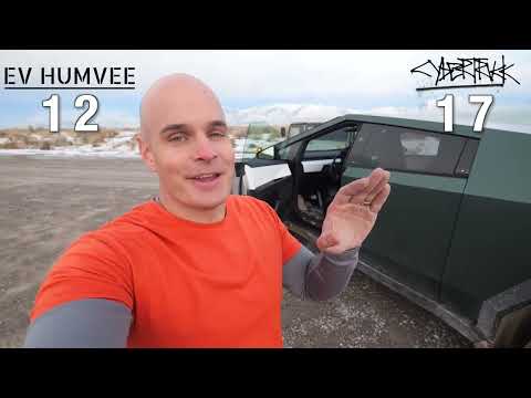 JerryRigEverything! Tesla Cybertruck vs My DIY Electric Hummer – SO CLOSE!!