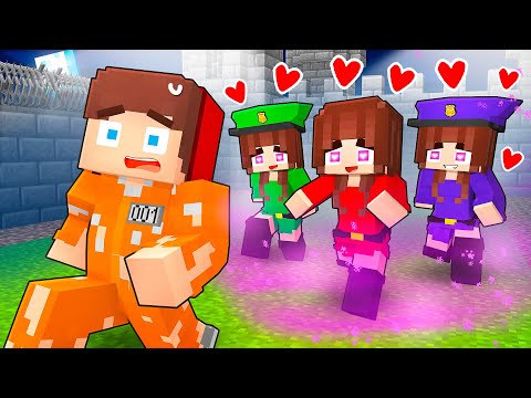 JJ Prison Escape LOVE CURSE - Maizen Minecraft Animation