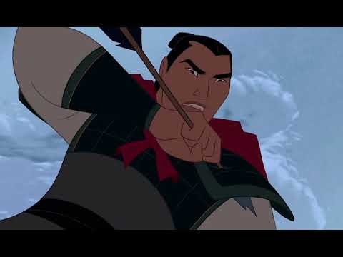 Mulan 1998 film Huns Attack