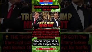 THE TROPHY TRUMP NEVER GOT: Obama’s Emmy Contrast Explained #trump  #o