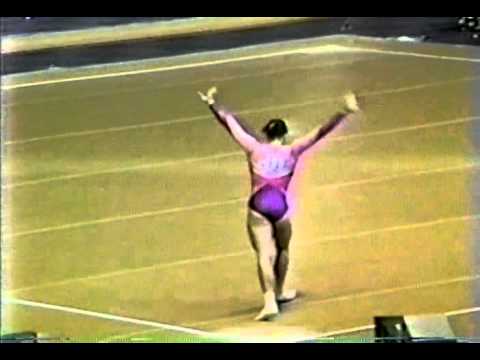 8th TO CAN Christina McDonald FX  1987 World Gymnastics Championships 9 125