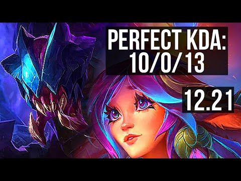 REK'SAI vs LILLIA (JNG) | 10/0/13, 1100+ games, 1.5M mastery, Legendary | KR Diamond | 12.21