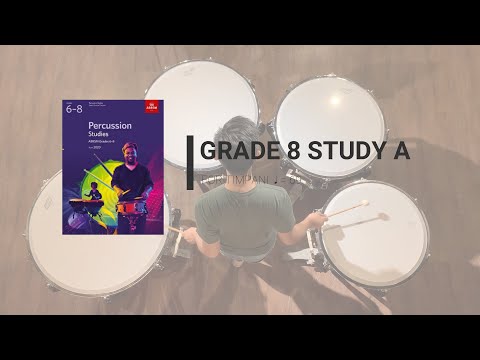 ABRSM Percussion 2020 - G8 Timpani Study A
