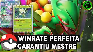 8W-0L NOVA LISTA CAMPEÃ DE MEGA SCEPTILE PEGA MESTRE FÁCIL! TÁ MUITO ROUBADA | POKEMON TCG POCKET