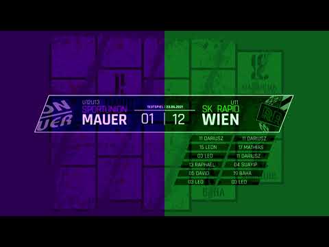 Sportunion Mauer U12/U13 - SK Rapid Wien U11 / 23.06.2021 / 1-12