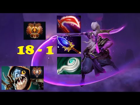 #12 China Void Spirit Mastery vs #9 Slark!! 18 kills flawless plays.