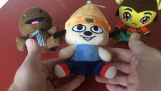 Parappa, Ratchet and Sack Boy Playstation Plushies by Stubbins
