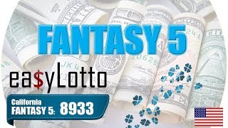 Fantasy 5 winning numbers April 22 2018