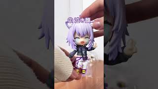 もぐもぐ！ ねんどろいど猫又おかゆ 開封🍙　#ホロライブ #猫又おかゆ #hololive #goodsmilecompany #開封