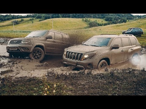 КТО ПРОЕДЕТ БРОД? TOYOTA PRADO , RANGE ROVER или УАЗ ПАТРИОТ