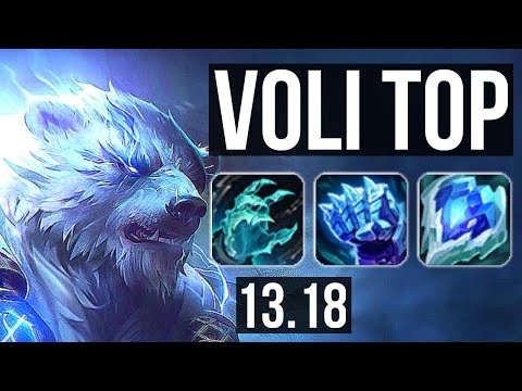 VOLIBEAR vs VLADIMIR (TOP) | Rank 6 Voli, 700+ games, 1.3M mastery, 8/2/5 | NA Challenger | 13.18