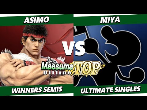 Maesuma TOP 13 Top 8 - Asimo (Ryu) Vs. Miya (Game & Watch) Smash Ultimate - SSBU