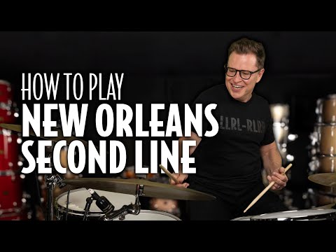New Orleans Traditional Syncopated Second Line: Drum Lesson | Stanton Moore