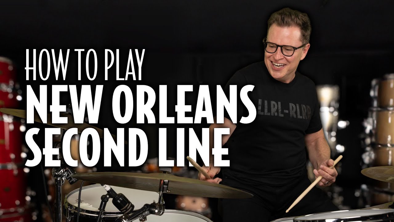 New Orleans Traditional Syncopated Second Line: Drum Lesson | Stanton Moore - YouTube