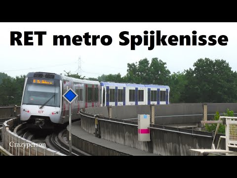RET Rotterdam Metro Spijkenisse en Hoogvliet met Connexxion Bussen