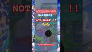 sleeping not working 💤 #shorts #pokemon #pokemonpocket #gengar