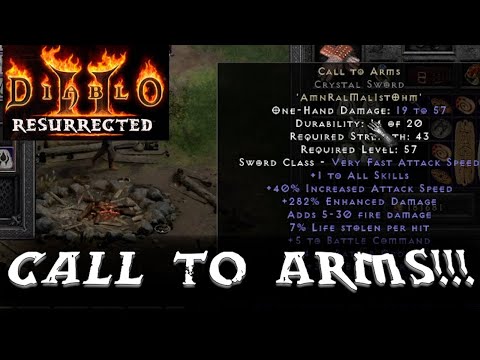 Diablo 2 Resurrected: Rolling Call to Arms!!!