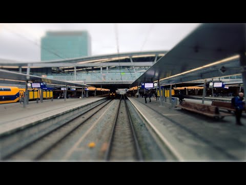 Silky train ride HYPERLAPSE HOLLAND Rotterdam - Utrecht