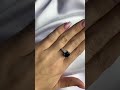 Серебряное кольцо с сапфиром 3.878ct
