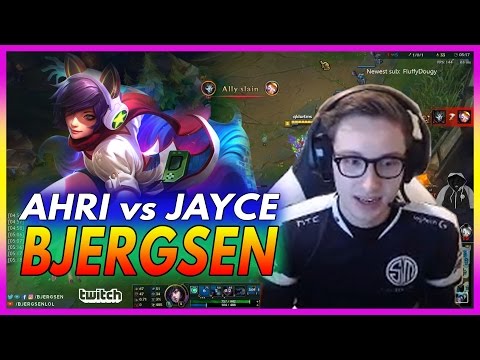 406. Bjergsen Ahri vs Jayce Mid - March 4th, 2017 - Patch 7.4 Season 7