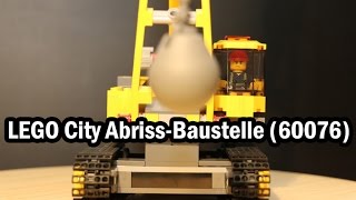 preview picture of video 'LEGO City Abriss-Baustelle: Set 60076 im Test (Review Demolition Site)'