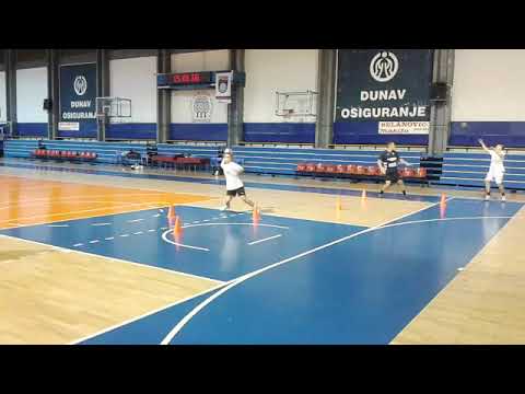 Back Handball Drill