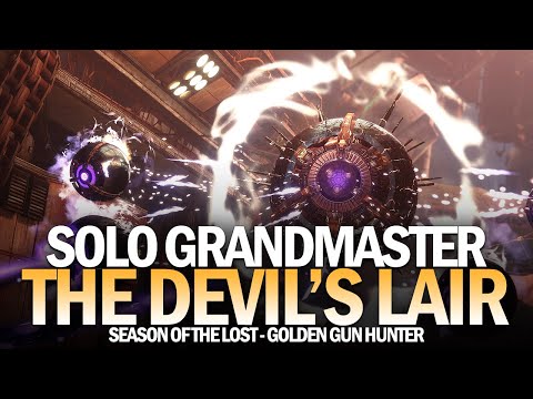 Solo Grandmaster Nightfall The Devil's Lair (Golden Gun Hunter) [Destiny 2]