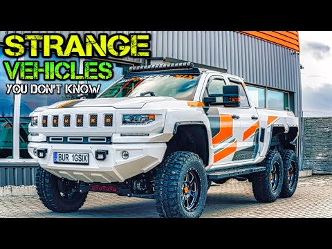 8 Strangest Vehicles Ever Made | Most Unusual Vehicles