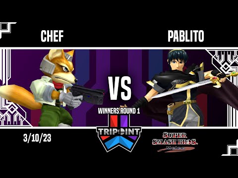 Tripoint Smash 182 - Winners Round 1 - Chef(Fox) Vs. pablito(Marth)