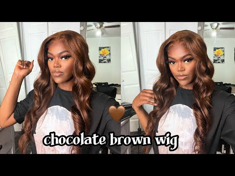 WATCH ME INSTALL THIS CHOCOLATE BROWN🤎 WIG (BLACK TO CHOCOLATE BROWN) FT BEEOS HAIR AMAZON