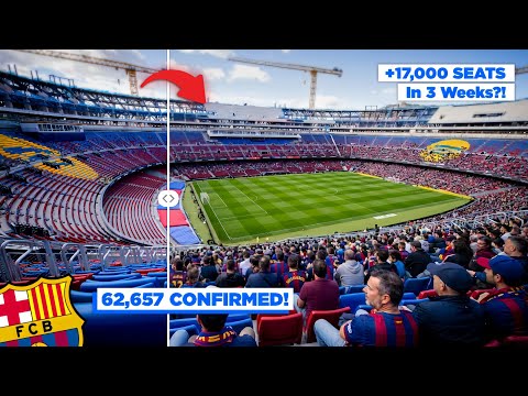 Camp Nou Update – February 2026 || +17,000 NEW SEATS in 3 Weeks? 😱