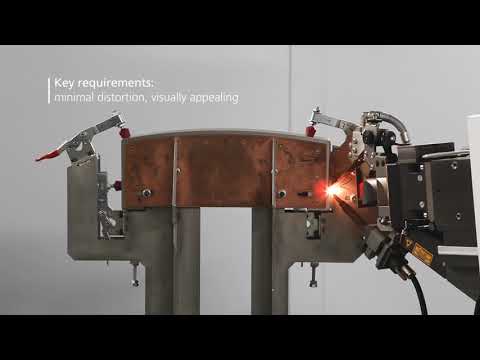 TRUMPF Laserwelding: TruLaser Weld 5000 - Laser welding of counter segment out of stainless steel
