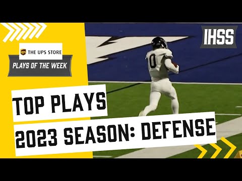 Plays of The Week: Best Defensive Plays of 2023 High School Football Season