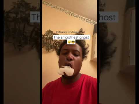 The Smoothest Ghost Inhale | Instagram: IzzyCreatedThat