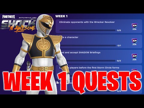 Fortnite Week 1 Quests Guide | Chapter 6 Season 4 - Shock ‘N Awesome