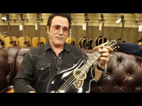 Frank Stallone playing a 1903 Gibson F-Style Mandolin here at Norman's Rare Guitars