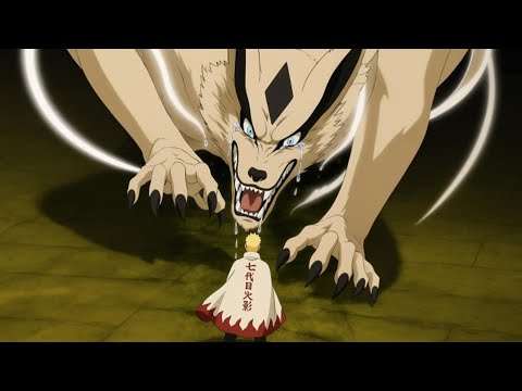Naruto becomes an Uzumatsuki god by recreating Kurama in his white form