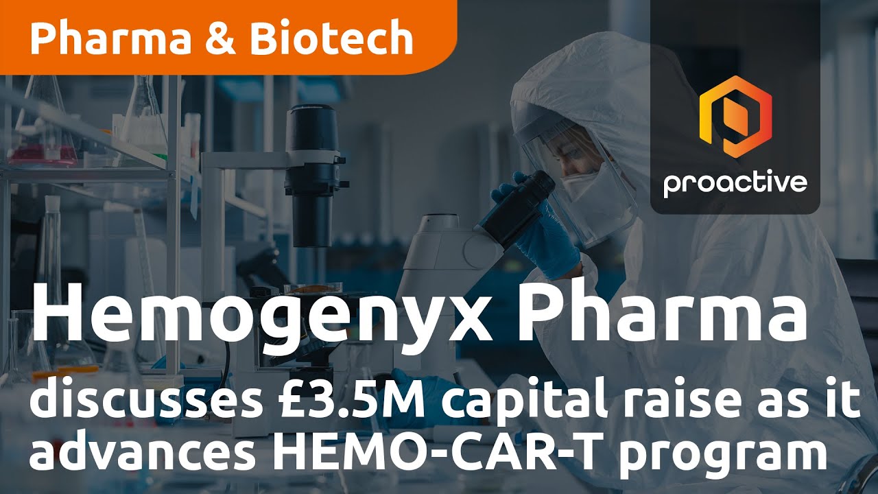 Hemogenyx Pharmaceuticals discusses successful £3.5M capital raise as it advances HEMO-CAR-T program