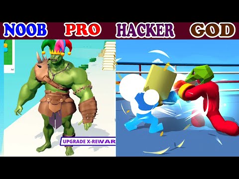 NOOB vs GOD in Muscle Rush vs Blob N Giant Gameplay - PikaName