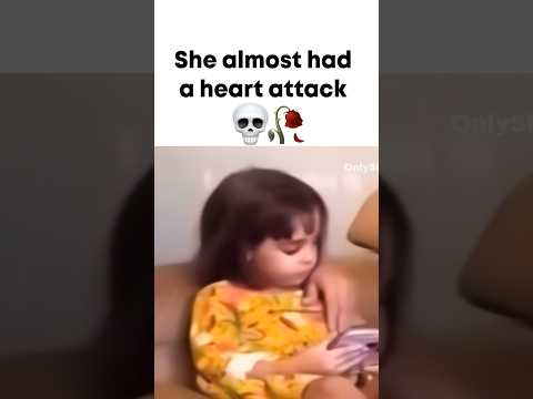 She almost had a heart attack 😭