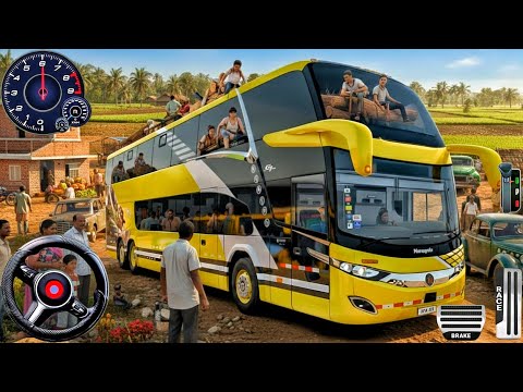 New Mountain Climb Bus Driving 2026 - Indian Offroad Bus Simulator 3D - Bus Game Andriod Gameplay