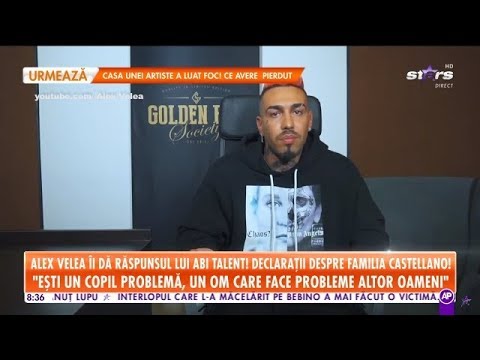 Scandalul ia amploare! Alex Velea îi dă răspunsul lui Abi Talent: „Îmi cer scuze! Am fost provocat!”