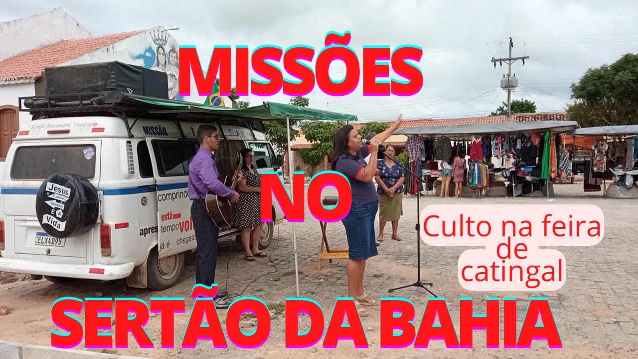 EVANGELISMO De IMPACTO, CULTO  NA FEIRA