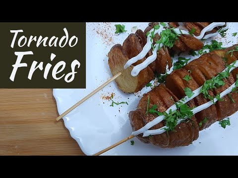 POTATO Tornado/American street style Recipe / Tornado without Machine